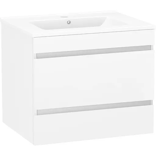 Тумба підвісна Imprese Vaclav з умивальником 60 см Білий u08506403FH Білий - фото 1