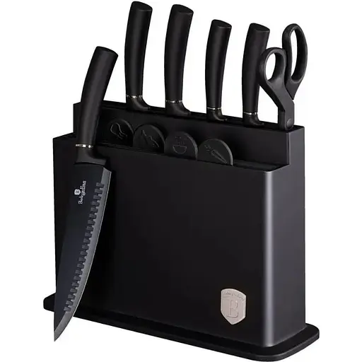 Набір ножів з 11 предметів Berlinger Haus Black Silver Collection (BH-2492) - фото 1