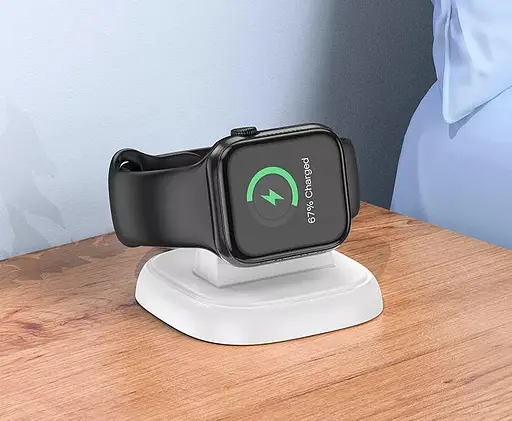 Магнитная зарядная подставка Hoco CW44 для Apple Watch - фото 6
