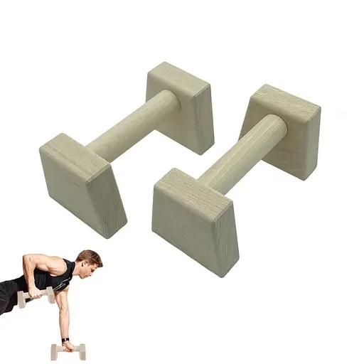 Паралетсы, упоры для отжимания деревянные Wood Gym Push Up NE-WD-20 из бука 20 см 2 шт - фото 5