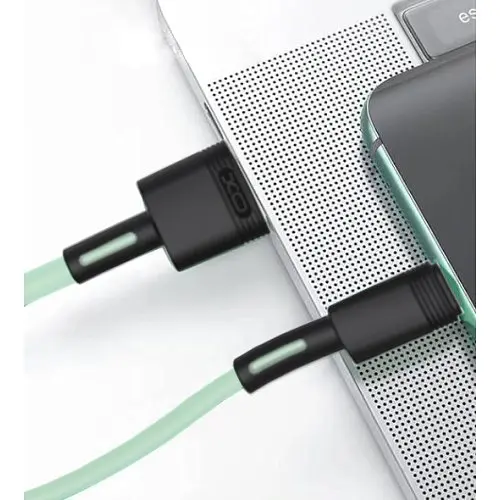 Кабель XO NB-Q166 fast charging USB cable for Micro 5A/1 м Зелений - фото 1