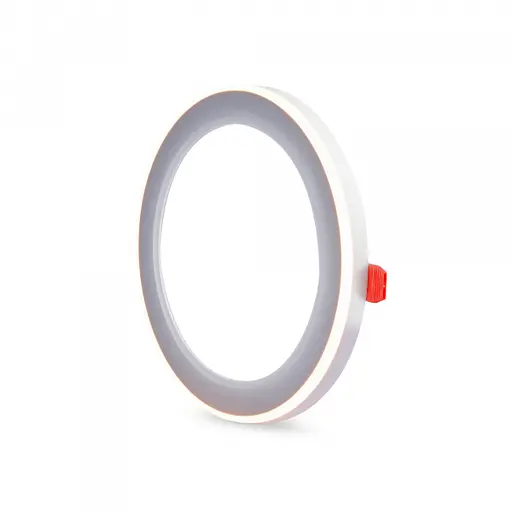 LED світильник вбудований з декоративною підсвіткою VIDEX DL4R 12W+4W 5000K+2700K 220V - фото 5