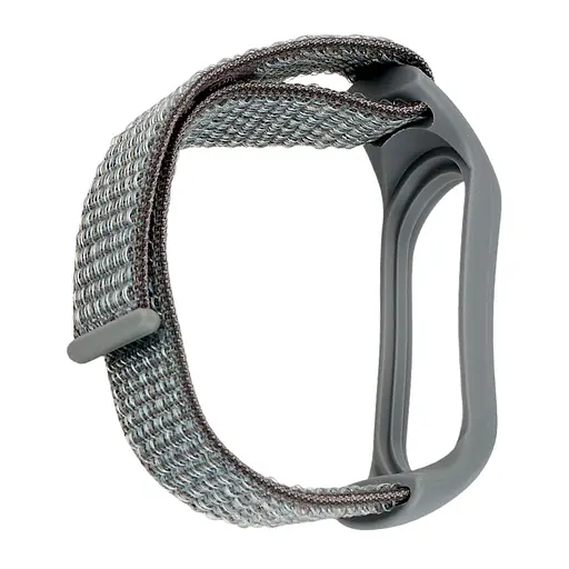 Ремешок Nylon Mi Band 3/4/5/6/7 Storm Серый - фото 2