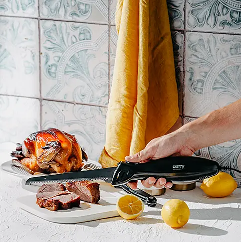 Електричний ніж Camry CR 4513 з лезами з нержавіючої сталі - фото 10