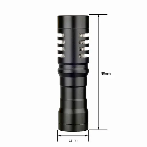 Направленный микрофон для телефона, камеры, фотоаппарата Savetek М100, кардиоидный, с ветрозащитой (100796) - фото 6