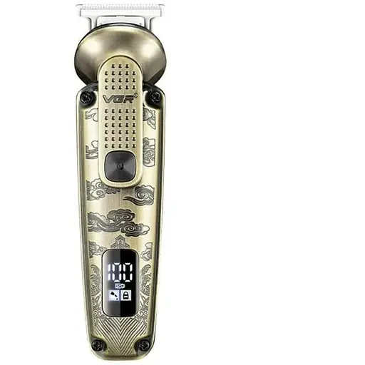 Машинка для стрижки VGR V-095, 3 в 1, 16 насадок, LED display золотиста - фото 1