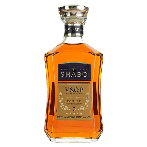 Коньяк Украины Shabo V.S.O.P. 5 звезд 40% 0.5 л (352655)