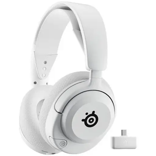 Навушники ігрові з мікрофоном SteelSeries Arctis Nova 5P (61674) білі - фото 1