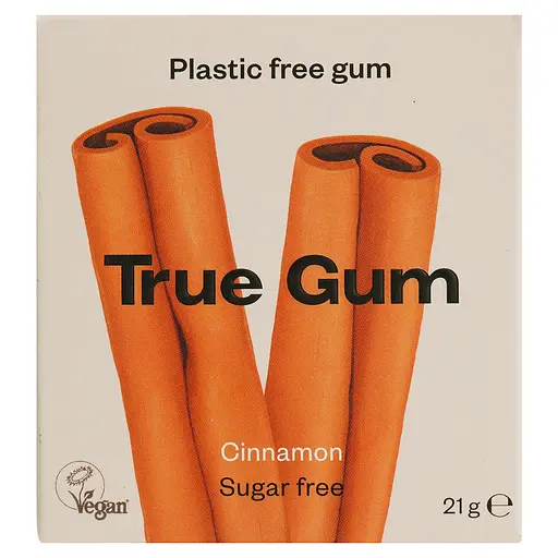 Жевательная резинка True Gum со вкусом корицы без сахара 21 г