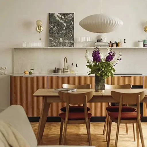 Світильник із білим полімерним абажуром 33х16 см | Арт. PL 052-300*180 | Line F - фото 1