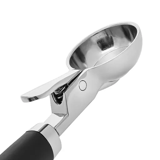 Ложка для мороженого для мороженого, бисквитного теста, замороженного йогурта 21.5 см с выталкивателем, Kitchen Master 85476 - фото 4