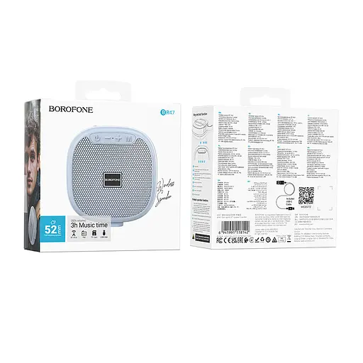 Колонка портативная Borofone BR47 Star sports BT speaker голубой Star - фото 2