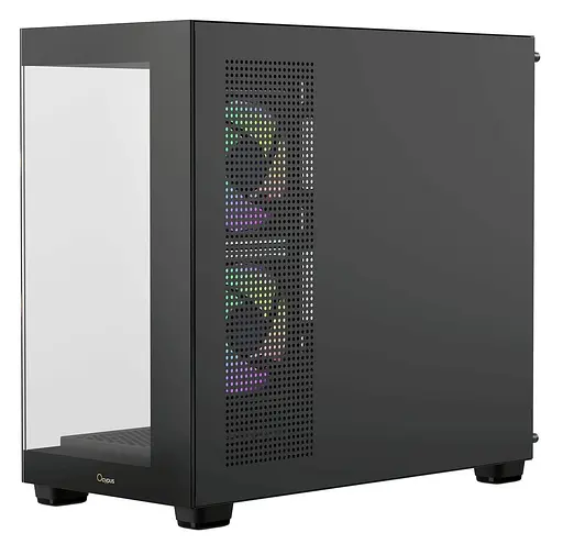 Корпус OCYPUS GAMMA C52 BK ARGB (GAMMA-C52-BKD300XX-GL) без блока питания - фото 3