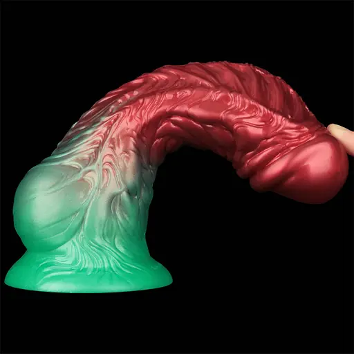 Фаллоимитатор Lovetoy Dual Density 8’’ 21 см (красный) - фото 13