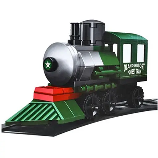 Детский конструктор Поезд Bambi CD8194-2 87 деталей - фото 1