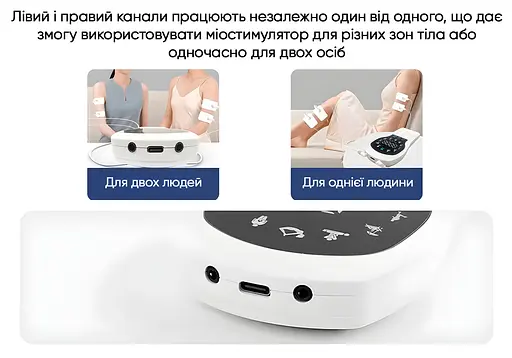 Міостимулятор EasyFit ActivePulse-1 для тіла, стимулятор м'язів у чохлі (EF-2303) - фото 3