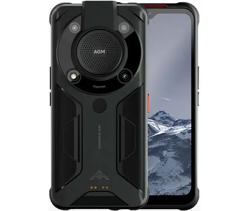 Захищений смартфон AGM GLORY SE 8/128GB АКБ 6 200 мАг Нічна зйомка Тепловізор Black - фото 1