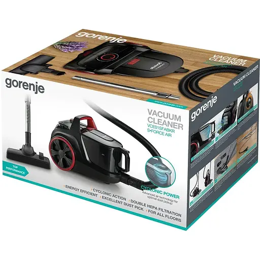 Пылесос Gorenje VCE01SFABKR (00000045898) - фото 8