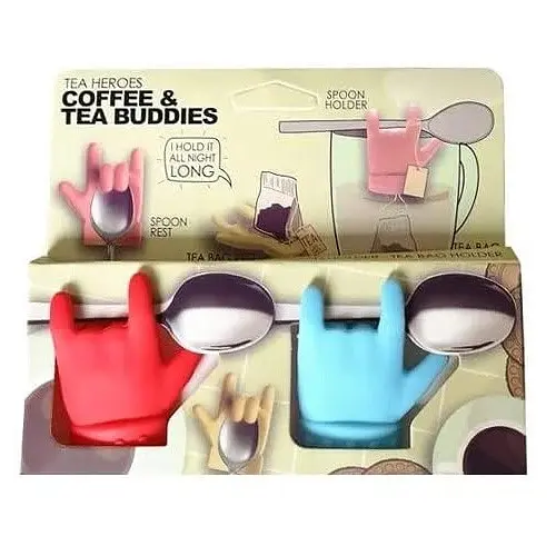 Набір з 2 силіконових підставок для чайної ложки, пакетика чаю, кришки каструлі, Kitchen Master 85298 - фото 8