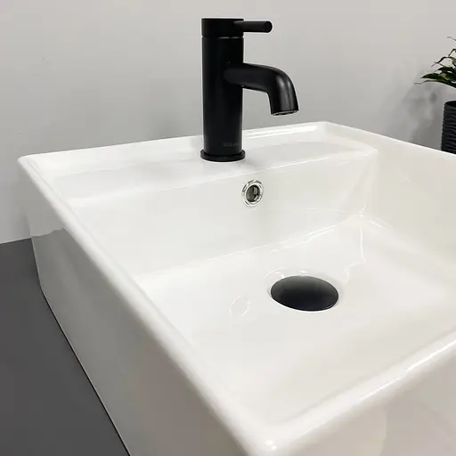 Умивальник VBI Teramo S white накладний підвісний VBI-014700, Білий - фото 5