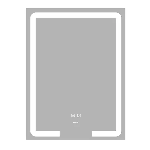 Дзеркало Zerix Prime MR02-60x80 з LED Touch, Anti-fog, димером, регулятором яскравості ZX6051 - фото 1
