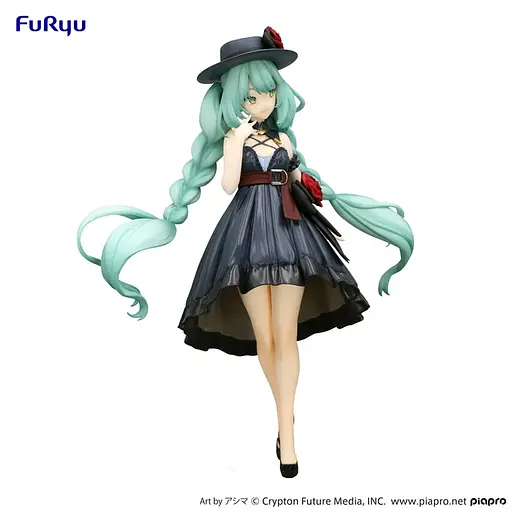 Коллекционная фигурка FuRyu Вокалоид Хацунэ Мику Vocaloid Hatsune Miku Outing Dress 19 см F V HM OD 19 - фото 5