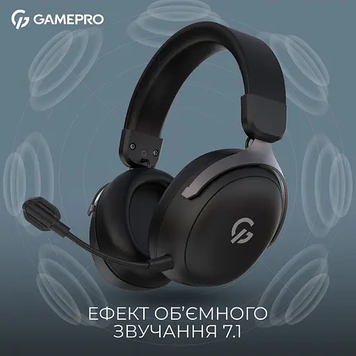 Ігрова гарнітура Gamepro Asgard Freya Pro бездротова (HSW201B) - фото 7