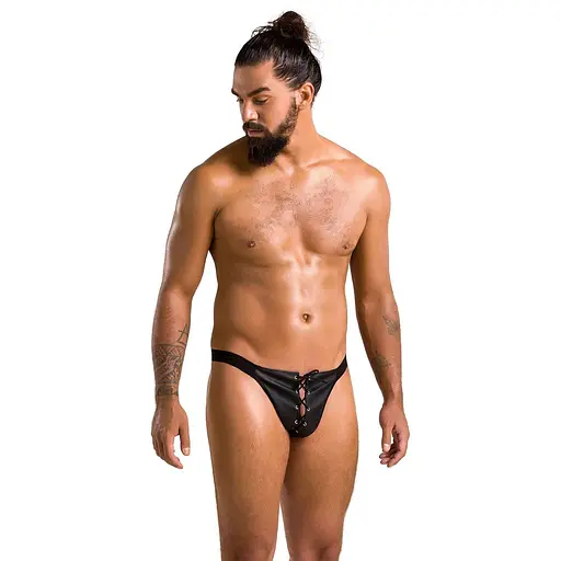 Відкриті чоловічі трусиPassion Free Your Senses Open Luke 034 XXL/XXX чорний