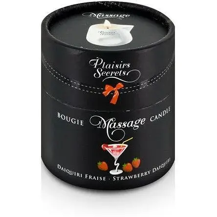 Масажна свічка Plaisirs Secrets Strawberry Daiquiri (80 мл) - фото 3