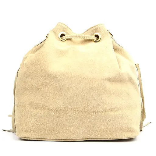 Женская замшевая сумка на плечо Firenze 25х26х13 см sum0028542 - фото 5