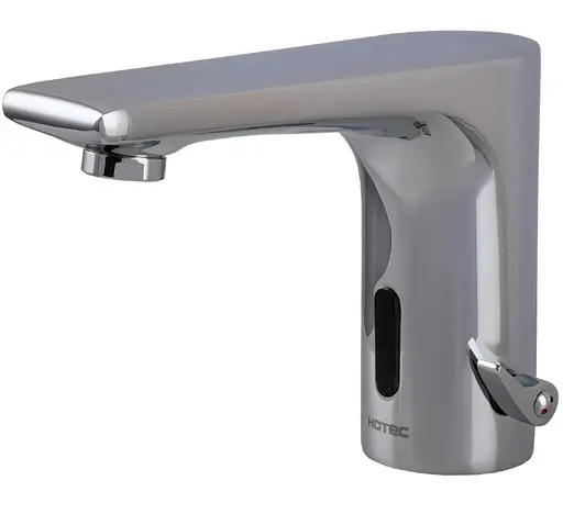 Смеситель сенсорный для умывальника Hotec с трансформатором (горячая/холодная вода) 19.117-DC/AC (220V/6V) - фото 5