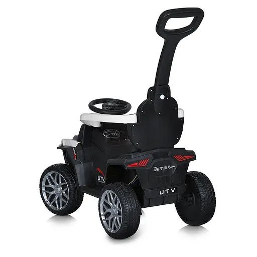 Каталка-толокар M 4802EL-1, пластик, метал, до 23 кг, MP3, USB, Bluetooth, індикатор батареї, білий - фото 3