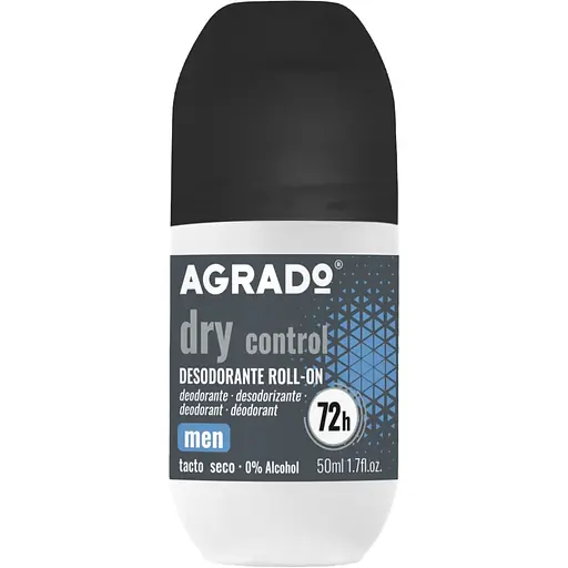 Дезодорант-антиперспірант Agrado Men Dry Rollon Antiper Deod Контроль сухості рол 50 мл - фото 1