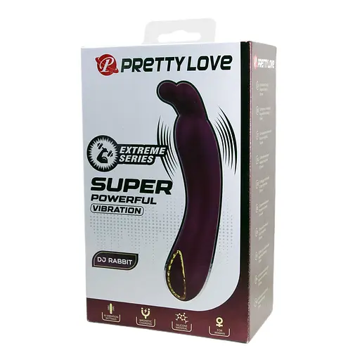 Вибратор Pretty Love DJ Rabbit 13.9 см фиолетовый - фото 2