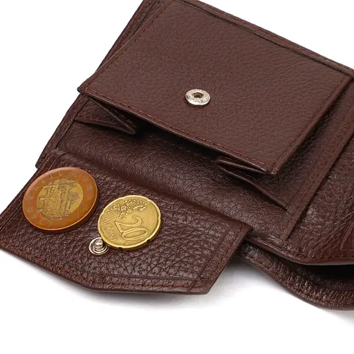 Мужской кожаный кошелек Canpellini 11.5х9.5х2 см acs0025681 - фото 5