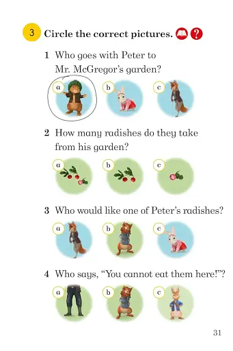 Ladybird Readers 1 Peter Rabbit and the Radish Robber - фото 5