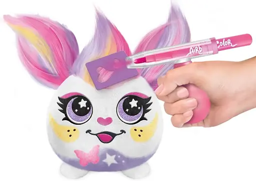 Набор Canal Toys Diy Airbrush Plush - Hair'iffic "Сделай прическу - Пинки" (AIR038/1) - фото 2