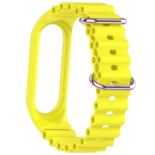 Ремешок Ocean Band для Xiaomi Mi Band 3/4/5/6/7 Желтый / Flash - фото 2