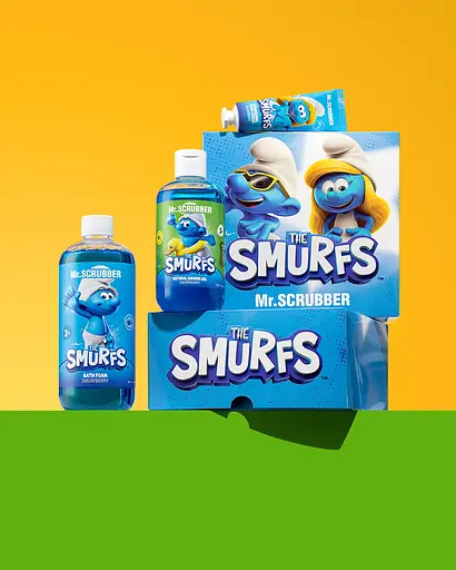 Подарунковий набір Mr.Scrubber The Smurfs Bubble Fun Set - фото 2