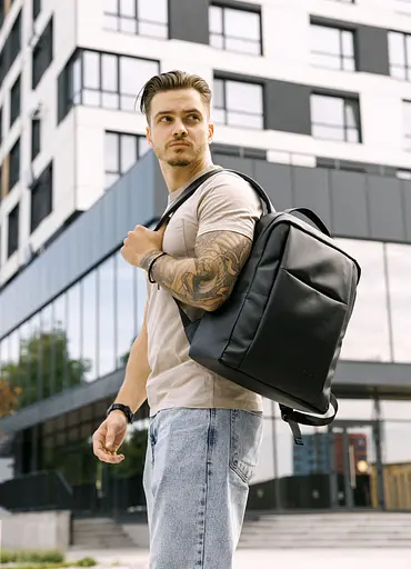 Мужской рюкзак Sambag ZARD Х черный 40 х 28 х 14 см (25428001m) - фото 1