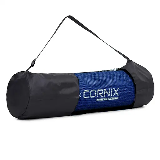 Коврик спортивный Cornix NBR 183 x 61 x 1 cм для йоги и фитнеса XR-0009 Blue - фото 4
