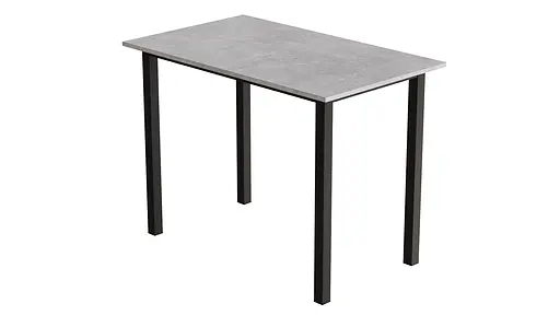 Стіл універсальний Knap Ferrum-decor 750x1000x600 Чорний метал ДСП Бетон 16 мм (FRD-106344) - фото 5