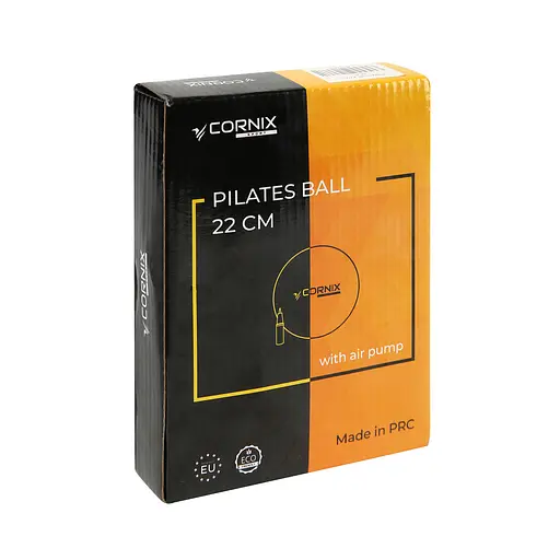 Мяч для пилатеса, йоги, реабилитации Cornix MiniGYMball 22 см XR-0371 Black - фото 7
