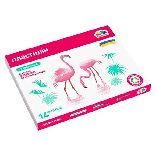 Набор для лепки пластилин "Увлечение" 200313, 14 цветов