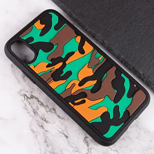 Чохол Epik TPU+PC Army Collection для Apple iPhone XS Max 6.5 Коричневий - фото 3