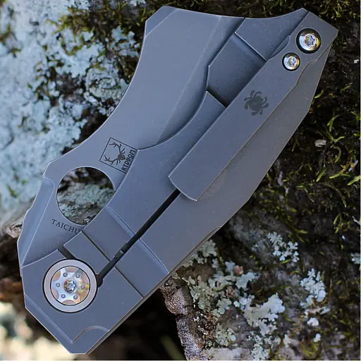 Ніж Spyderco Stovepipe CPM 20CV Titanium - фото 7