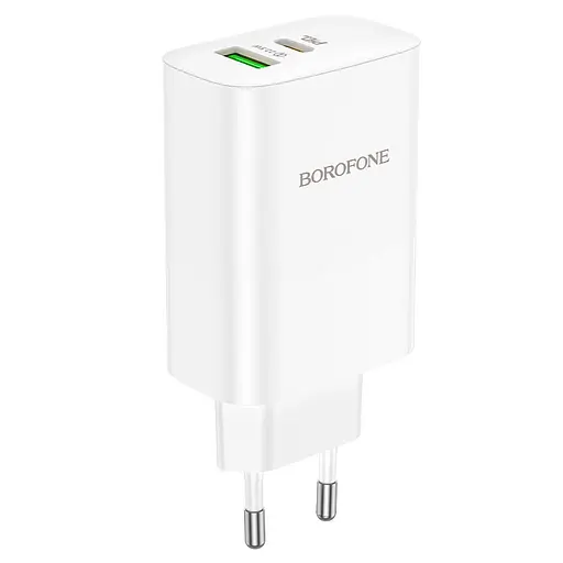 МЗП Borofone BN10 Sunlight PD65W (1USB-A/1C) White