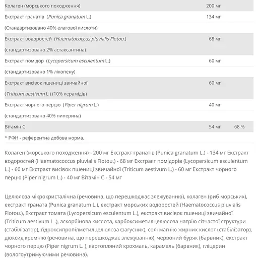 Витамины для кожи New Nordic Skin Care Collagen Filler 60 таблеток - фото 2