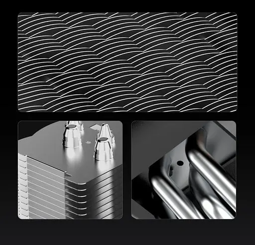 Кулер для процессора Ocypus Delta A40 EX ARGB Black (DELTA-A40-BK1NAWN00E-GL) - фото 11