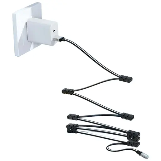 Кабель Hoco U103 Magnetic USB to Lightning 1 м черный - фото 1